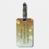 Anime-Mädchen in Fox Cosplay Gepäckanhänger (Rückseite vertikal)