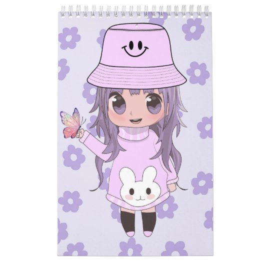Anime-Mädchen-Kalender Kalender (Titelbild)