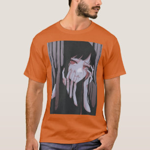 Anime Mädchen Kawaii Waifu Ästhetik Japanischer Ma T-Shirt