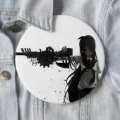 Anime-Mädchen-Knopf Button (Beispiel)