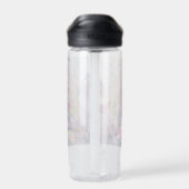 Anime Mädchen liest personalisiert Trinkflasche (Rückseite)