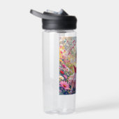 Anime Mädchen liest personalisiert Trinkflasche (Rechts)