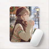 Anime-Mädchen-Mauspad Mousepad (Mit Mouse)