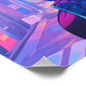 Anime-Mädchen Metaverse VR Poster (Ecke)