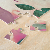 Anime-Mädchen mit Lotusblüten gekrönt Puzzle (Seite)