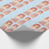 Anime-Mädchen Modeillustration Geschenkpapier (Ecke)