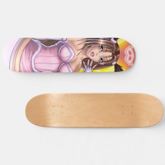 Anime-Mädchen - Nikki Skateboard (Horizontal)