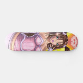 Anime-Mädchen - Nikki Skateboard (Horizontal)