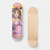 Anime-Mädchen - Nikki Skateboard (Vorderseite)