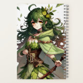 Anime-Mädchen Notizbuch (Rückseite)