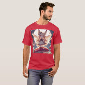 Anime-Mädchen Pixie Hippie Mond Fee T-Shirt (Vorne ganz)