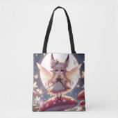 Anime Mädchen Pixie Hippie Mond Fee Tasche (Vorderseite)