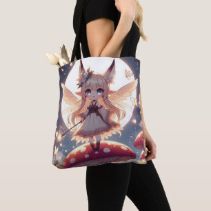 Anime Mädchen Pixie Hippie Mond Fee Tasche