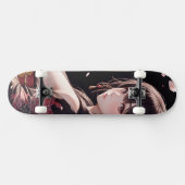 Anime-Mädchen Skateboard (Horizontal)