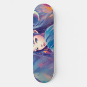 Anime-Mädchen Skateboard Ai (Vorderseite)