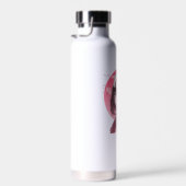 Anime-Mädchen stilvoller Aufkleber Trinkflasche (Rechts)