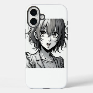 Anime-Mädchen – Stylishes modernes Charakterdesign iPhone 16 Plus Hülle