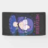 Anime-Mädchen Virtual-Reality-Brille Banner (Horizontal)