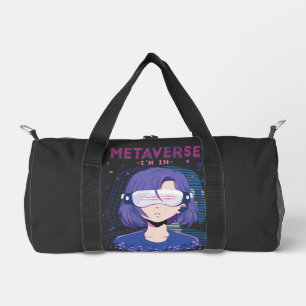 Anime-Mädchen Virtual Reality Brille Duffle Bag