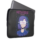 Anime-Mädchen Virtual-Reality-Brille Laptop-Hülle Laptopschutzhülle (Vorne Rechts)