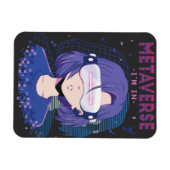 Anime-Mädchen Virtual-Reality-Brille Magnet (Horizontal)