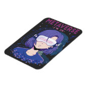 Anime-Mädchen Virtual-Reality-Brille Magnet (Linke Seite)