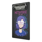 Anime-Mädchen Virtual-Reality-Brille Mini-Clipboar Mini Klemmbrett (Gewinkelt2)