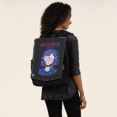 Anime-Mädchen Virtual-Reality-Brille Rucksack (Ausgewaschen)