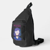 Anime-Mädchen Virtual Reality Brille Sling Bag (Rechte Ecke)