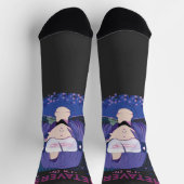 Anime-Mädchen Virtual-Reality-Brille Socken (Oben)