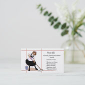 Anime-Mädchen Visitenkarte (Stehend Vorderseite)