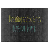 Anime Magic - Cutting Board Schneidebrett (Vorderseite)