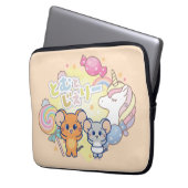 Anime Magical Candyland mit Jerry und Tuffy Laptopschutzhülle (Vorderseite Links)