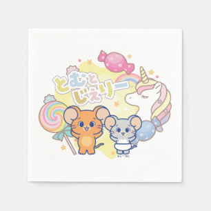 Anime Magical Candyland mit Jerry und Tuffy Serviette