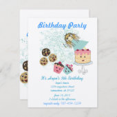 Anime Magical Days Einladung Geburtstagsparty (Vorne/Hinten)