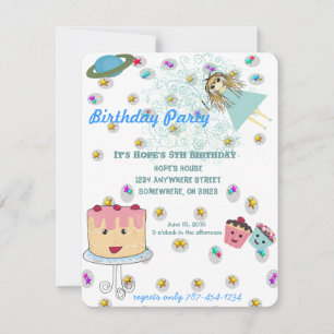 Anime Magical Days Einladung Geburtstagsparty