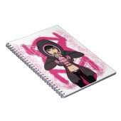 Anime Manga Computer Futuristic Hacker Cyberpunk Notizblock (Rechte Seite)