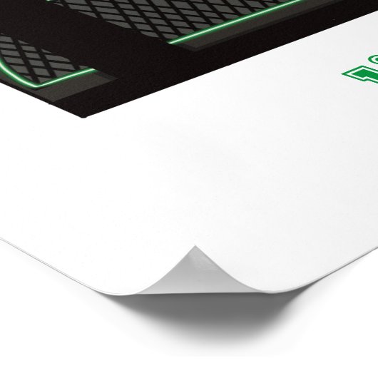 Anime Manga Computer PC Gamer Boy Poster (Ecke)