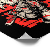 Anime Manga Cyberpunk Ästhetische Techwear Harajuk Poster (Ecke)