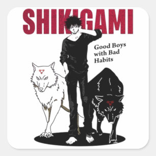 Anime Manga Funny Niedlich Japan Otaku Quadratischer Aufkleber