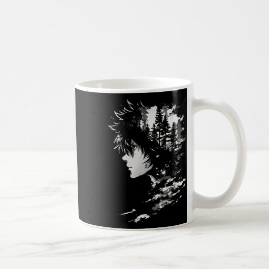 Anime Manga Grafik Illustration Anime 2 Kaffeetasse (Rechts)