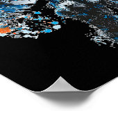 Anime Manga Graphic Blue-eyes Illustration Anime Poster (Ecke)