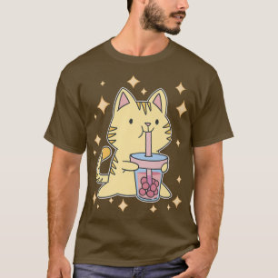 Anime Manga Kitten Japanisch Niedliche Blase Tee K