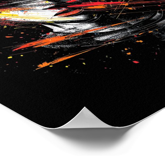 Anime Manga Motif Abstrakt Art Anime Poster (Ecke)