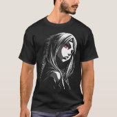 Anime Manga Motif Abstrakt Artwork Anime T-Shirt (Vorderseite)