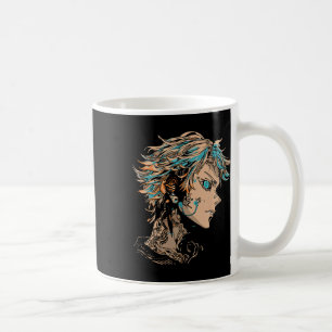 Anime Manga Motif Blue-eyes Illustration Anime Kaffeetasse