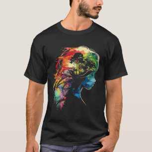 Anime Manga Motif farbenfrohe Illustration Anime T-Shirt