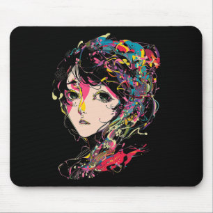 Anime Manga Motif Farbige Illustration Anime 1 Mousepad