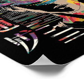 Anime Manga Motif Mandala Artwork Anime 1 Poster (Ecke)