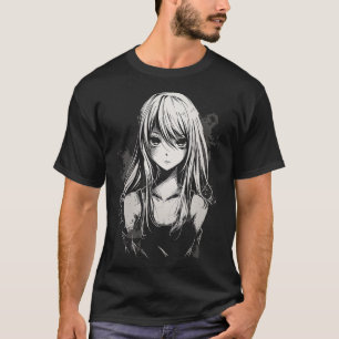 Anime Manga Motif Pixel Art Anime T-Shirt